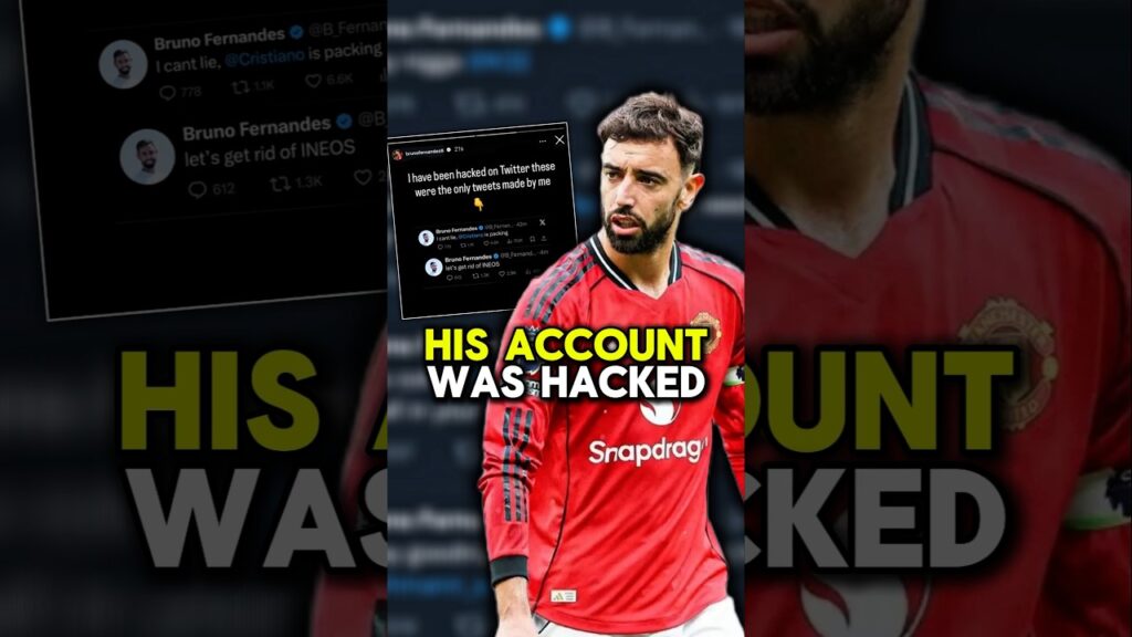 Bruno Fernandes' account was hacked, his post was unexpected 🤣
