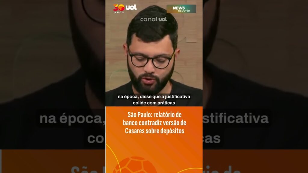 DANILO LAVIERI: RELATÓRIO DE BANCO CONTRADIZ VERSÃO DE CASARES SOBRE DEPÓSITOS