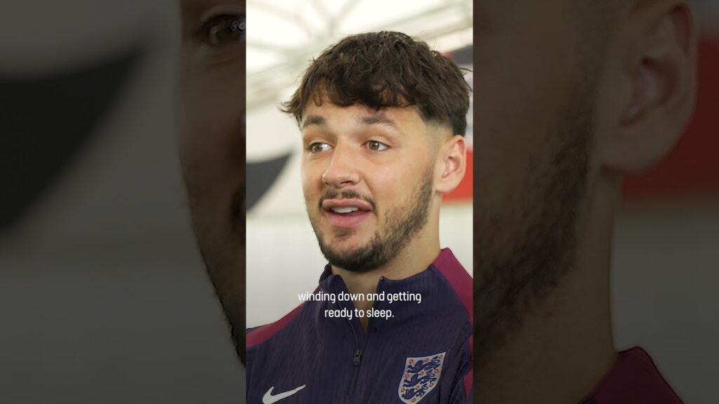John Stones and James Trafford on bedtime routines 🛏️ John Stones and James Trafford on bedtime routines 🛏️