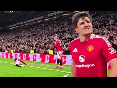 Manchester United 5-4 Lyon | Harry Maguire Scores The Winning Goal
