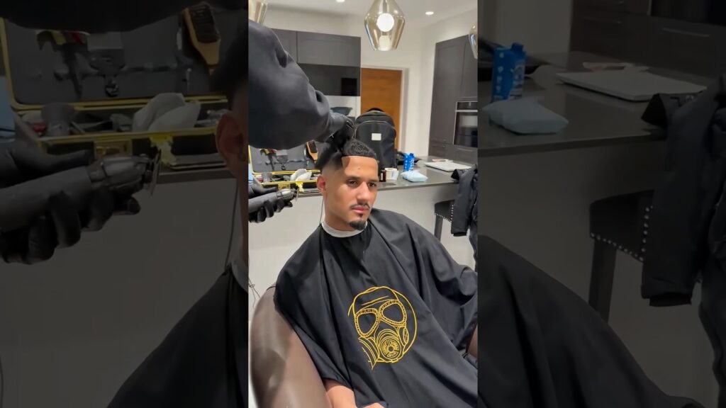 Arsenal star WILLIAM SALIBA celebrates DECLAN RICE’s Birthday with a trim | Powered by chinkseyMEDIA