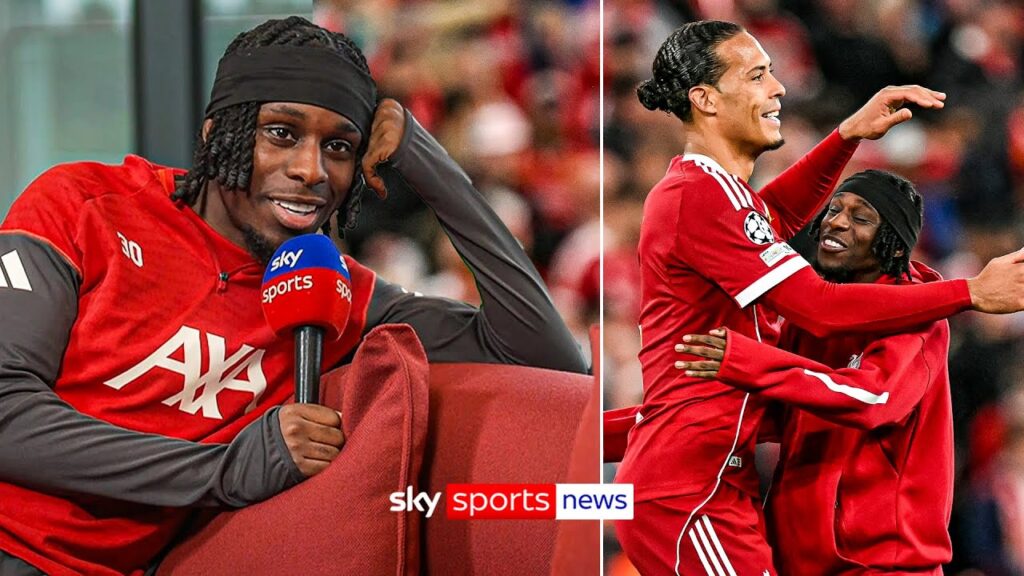"Virgil van Dijk is a legend" | Jeremie Frimpong says it's a privilege to play for Liverpool