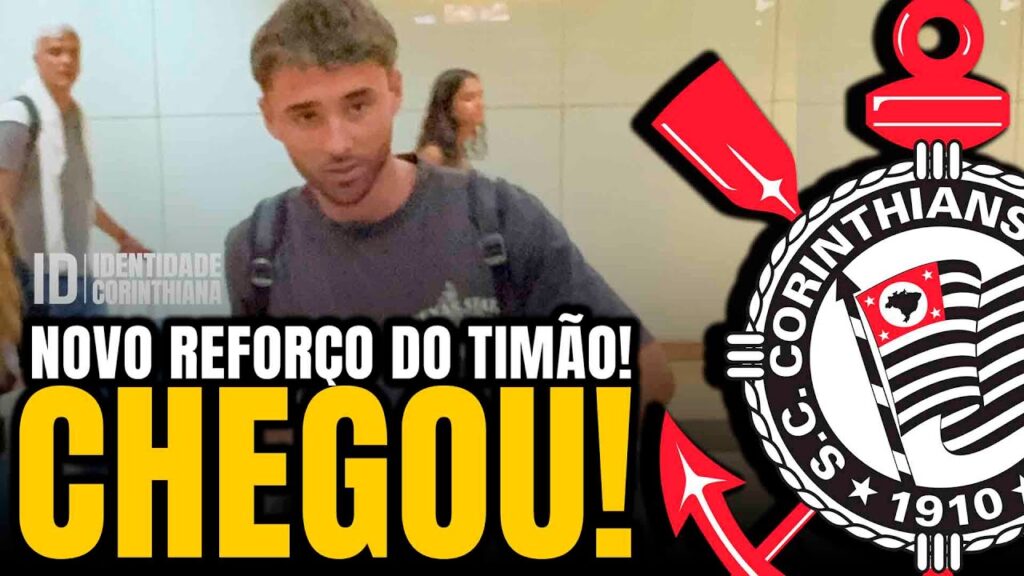 PEDRO MILANS NOVO REFORÇO DO CORINTHIANS DESEMBARCA EM SP!