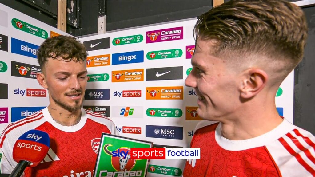 “My guy!” 😁 | Viktor Gyokeres & Ben White FULL reaction to Arsenal’s win at Chelsea "My guy!" 😁 | Viktor Gyokeres & Ben White FULL reaction to Arsenal's win at Chelsea