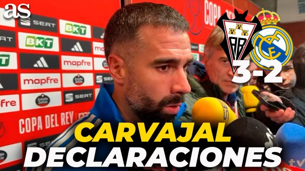 CARVAJAL, ÚNICO jugador en dar la cara tras la ELIMINACIÓN del MADRID en COPA DEL REY: capitán
