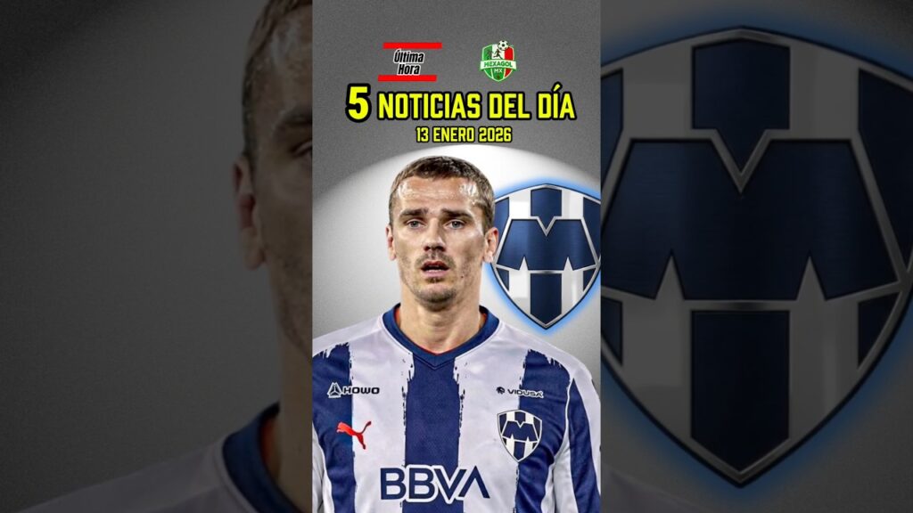 🔥 5 Noticias Del Futbol MX | ¿Cristiano NO viene a México? | Griezmann suena en Rayados | Cruz azul