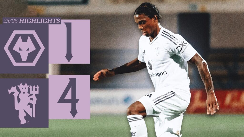 Malacia On The Scoresheet! | Wolves v Man Utd | U21s Highlights