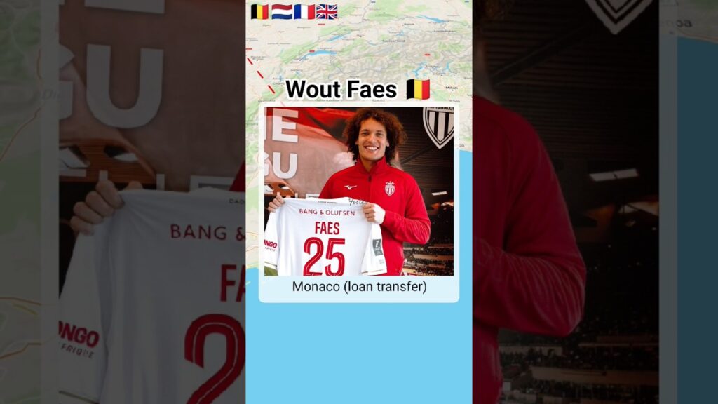 🇧🇪 Wout Faes's career transfers || #subscribe #transfer #shorts #shortvideo
