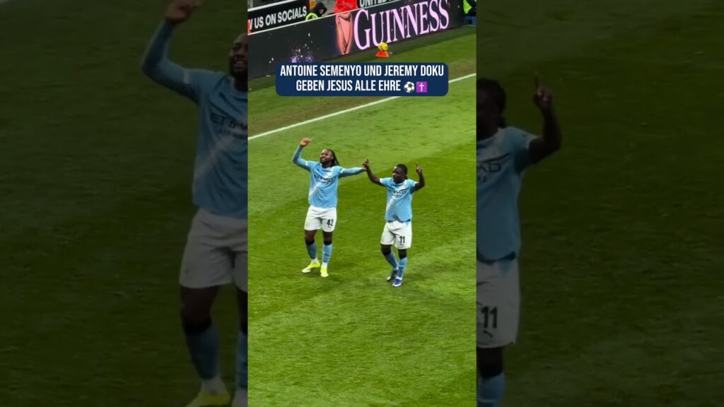Antoine Semenyo und Jeremy Doku geben Jesus alle Ehre ⚽✝️ | Fussball mit Vision