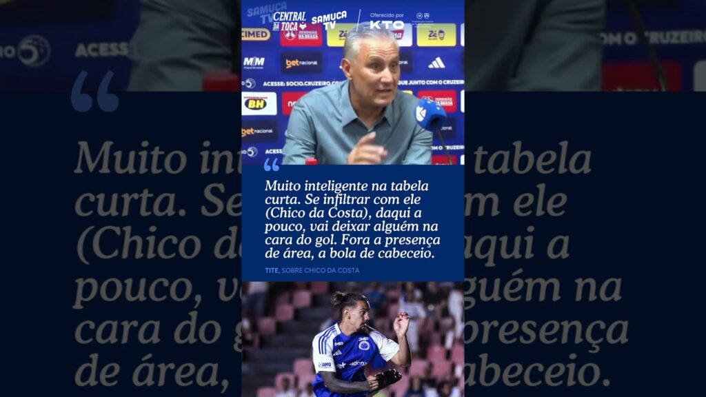 CHICO DA COSTA ESTREIA E RECEBE ELOGIOS DE TITE CHICO DA COSTA ESTREIA E RECEBE ELOGIOS DE TITE