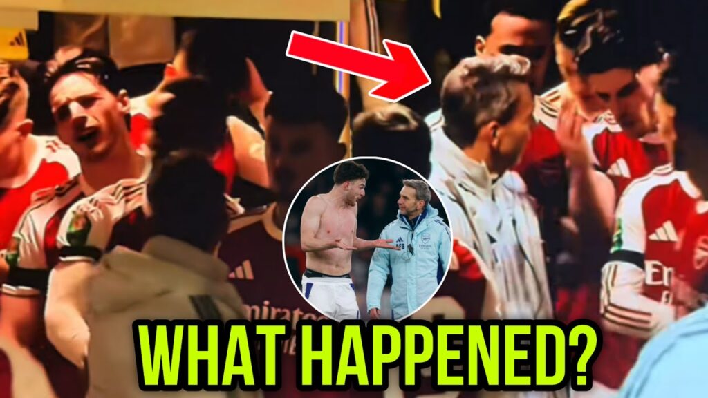 Caught on Camera: Declan Rice in HEATED Tunnel Clash with Arsenal Coach