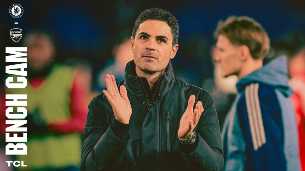 BENCH CAM | White, Gyokeres and Zubimendi goal reactions! | Chelsea v Arsenal (2-3) | Carabao Cup