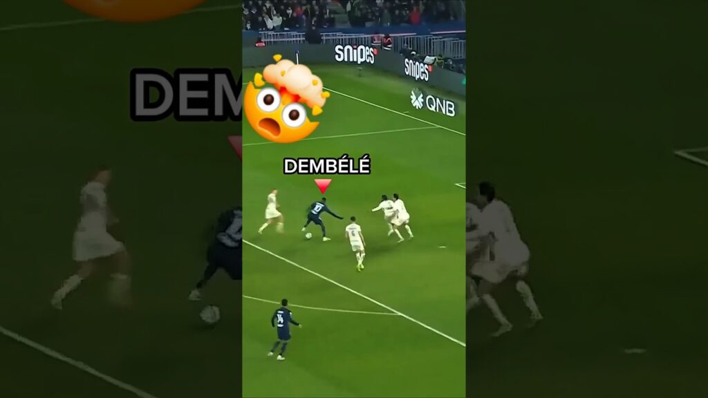 🚀 OUSMANE DEMBÉLÉ goal today for PSG vs Lille - Football Highlights #shorts