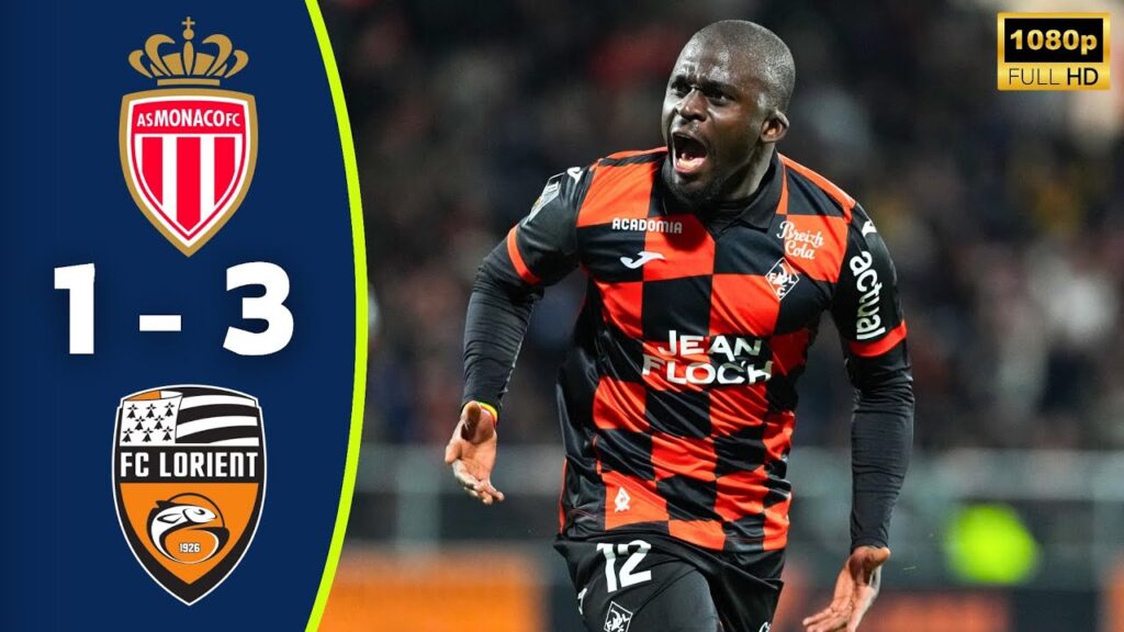 AS Monaco vs Lorient 1-3 Résumé | Ansu Fati Goal | Ligue 1 Highlights | Bamba Dieng Goal | Makengo