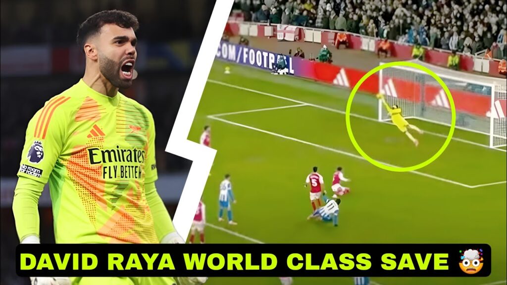 David Raya World Class Save 🤯 vs Brighton | The Save That Saved Arsenal 🔥🧤 Arsenal 2-1 Brighton 🔥
