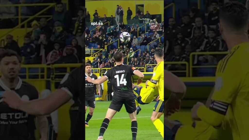 THAT Kingsley Coman bicycle kick vs. Al Shabab 🤯🤯🤯 #spl