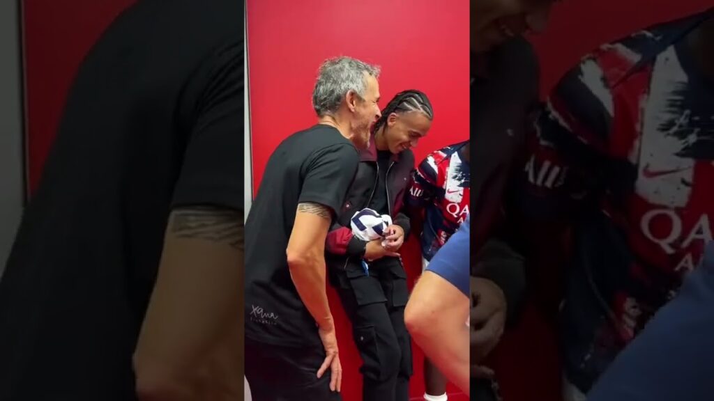 Mbappé 🤝 Luis Enrique #football #ligue1 #psg #sport #foot #ligue1mcdonalds #soccer #footballshorts