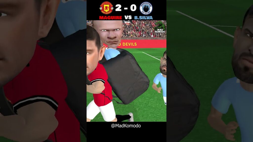 Man Utd v Man City 2-0 | Maguire vs Bernardo Silva