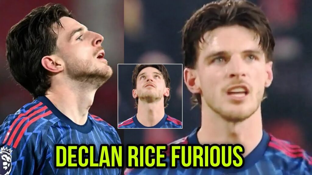 Caught on Camera: Declan Rice EXPLODES as Arsenal Drop Points Again