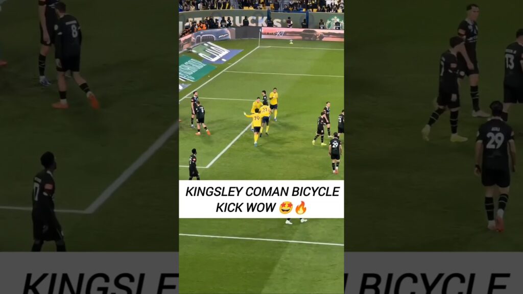 Kingsley Coman Bicycle Kick Goal for Al Nassr vs Al Shabab 😤🔥 #shorts #alnassr #alshabab #football