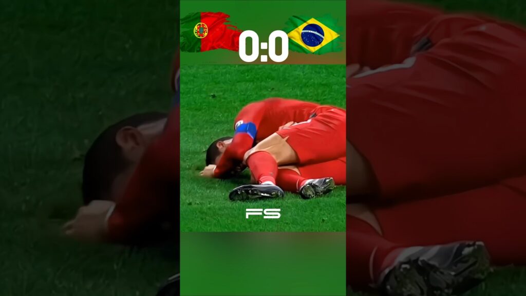 The Day Cristiano Ronaldo injury 🤯 Showed Brazil & CR7 |  Portugal vs Brazil FIFA match 🔥| #football