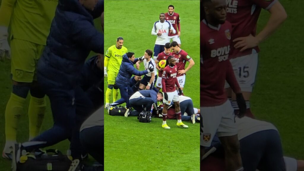 CONOR GALLAGHER DOWN INJURED AFTER JUST SECONDS INTO HIS DEBUT: Tottenham v West Ham