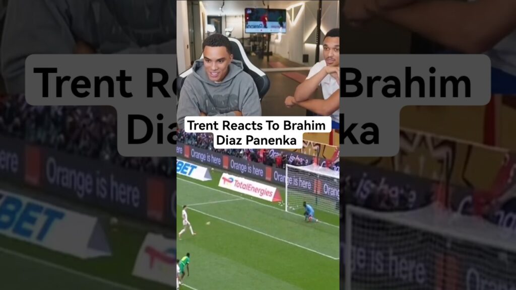 Trent Alexander-Arnold Reacts 😳 Brahim Diaz Panenka MISS vs Senegal