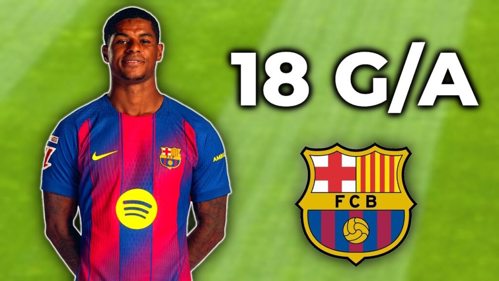 Marcus Rashford's First 18 Goals & Assists for Barcelona