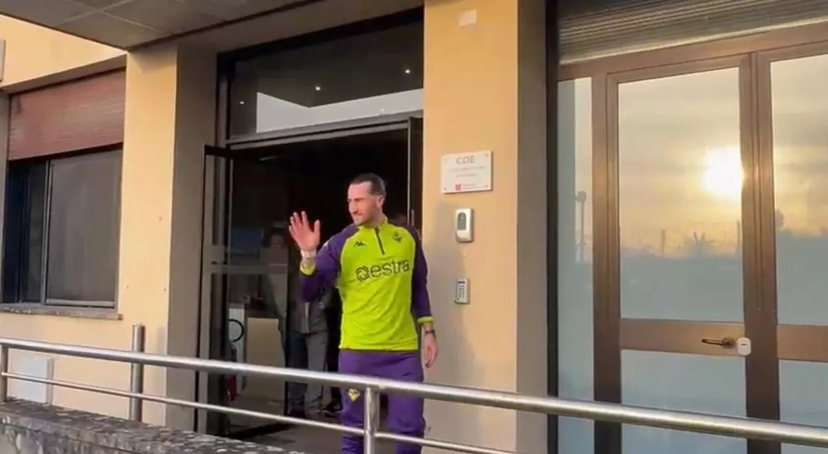 Jack Harrison in Fiorentina training kit