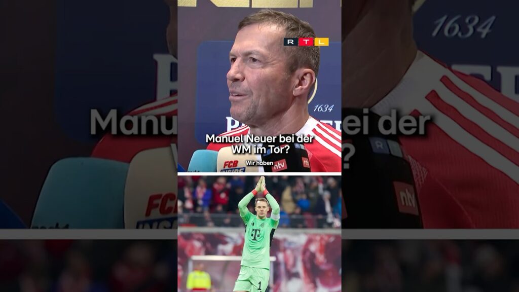 Manuel Neuer bei WM im Tor? 😱