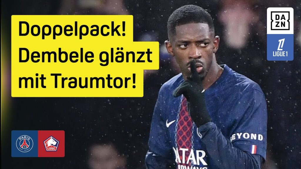 PSG - Lille | 18. Spieltag | Ligue 1 | DAZN Highlights