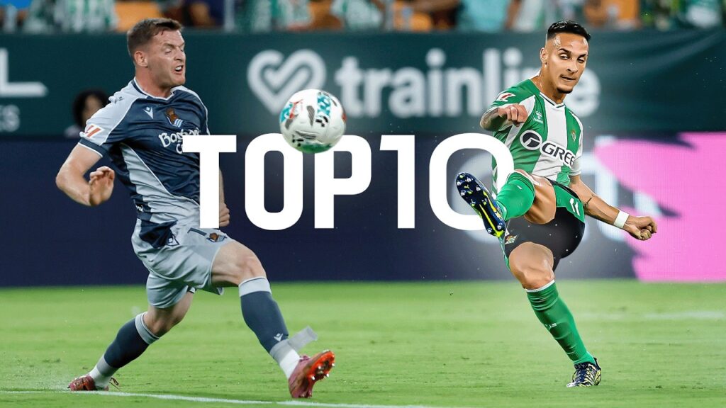 Ordenamos los primeros 10 GOLES de ANTONY en LALIGA EA SPORTS 💚⚽