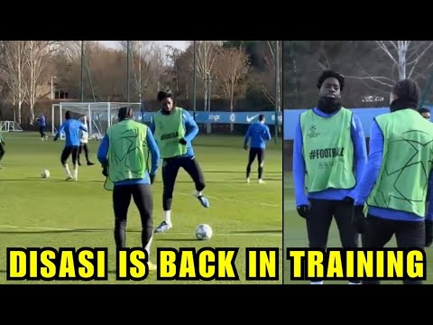 Axel Disasi Joins Full Training Ahead Of Champions League Vs Pafos.