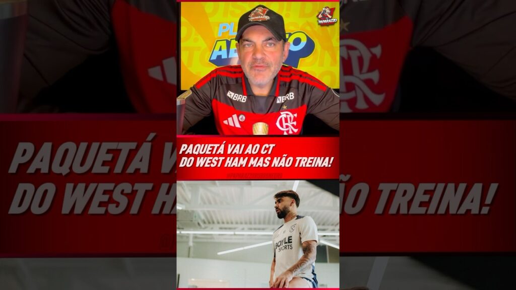 LUCAS PAQUETÁ APENAS CONVERSOU COM O TREINADOR DO CLUBE INGLÊS E NÃO TREINOU!