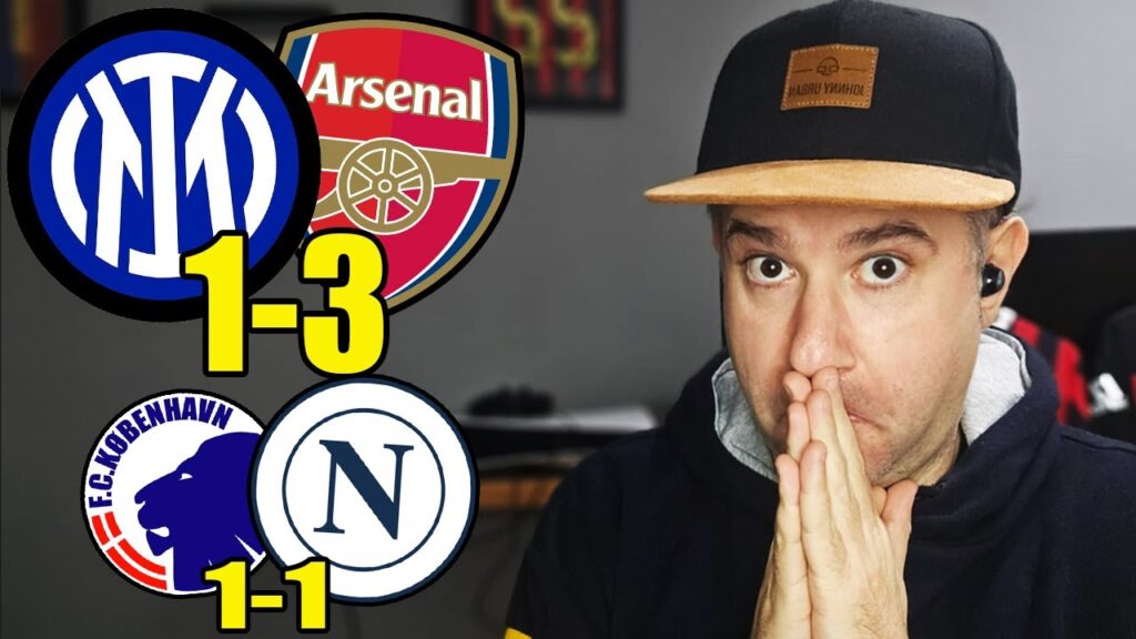 BUONISSIMOOOOOO!! INTER-ARSENAL 1-3 || COPENAGHEN-NAPOLI 1-1 [Champions League]