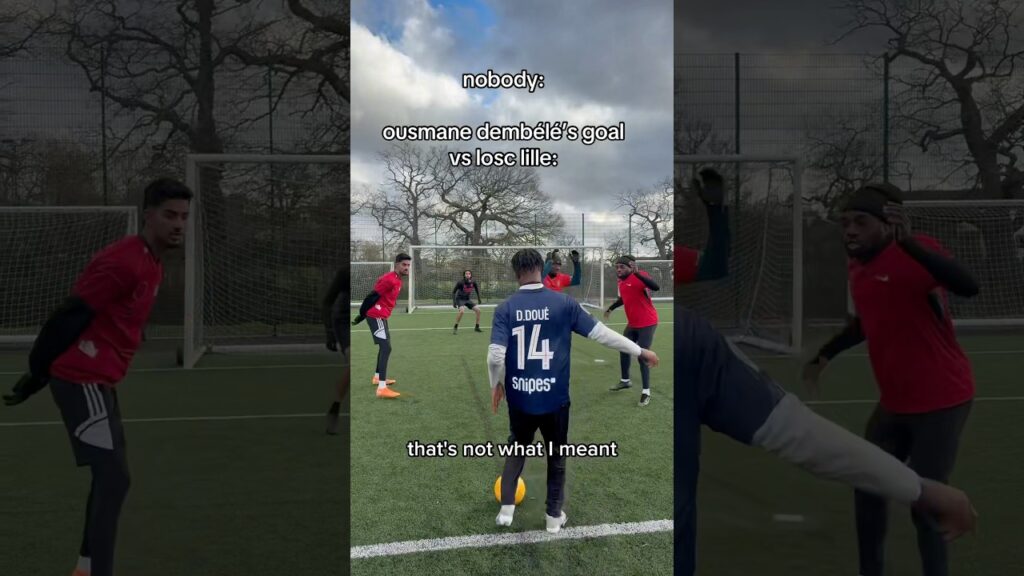 Ousmane Dembélé’s CHIP Vs LOSC Lille🍟 #football #footballshorts #soccer #funny