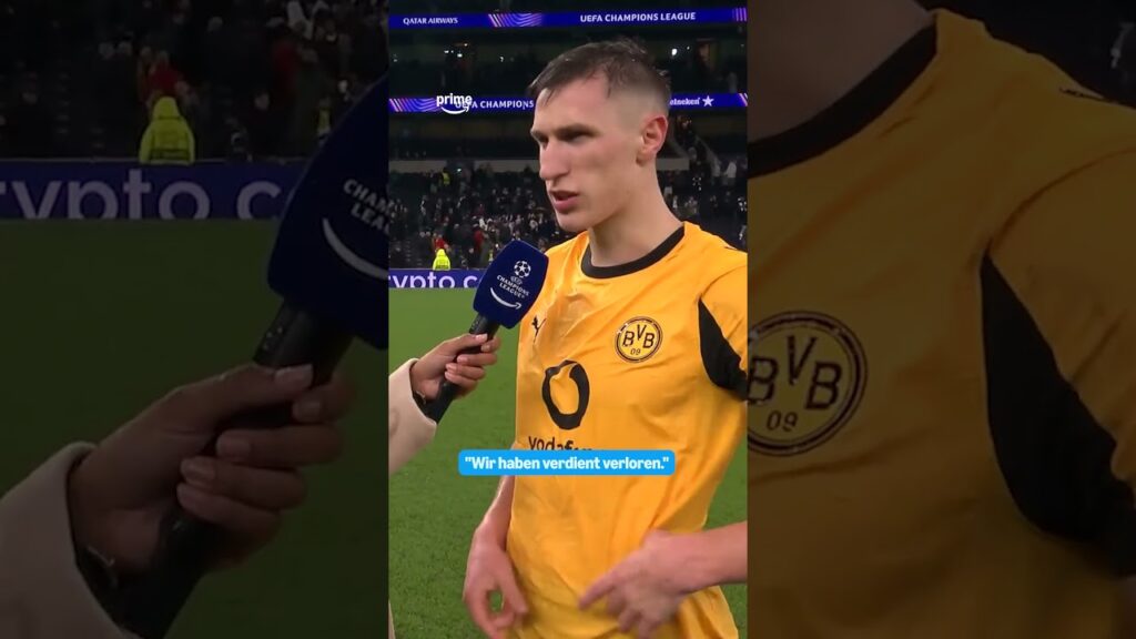 Schlotterbeck nach dem Spiel: „Verdient verloren.“ 🎙️