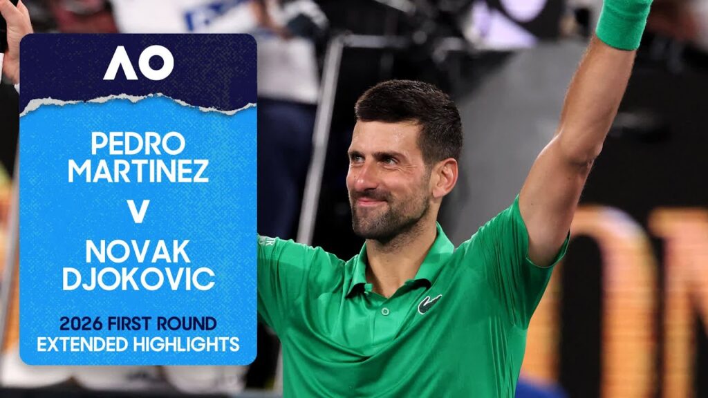 Pedro Martinez v Novak Djokovic Extended Highlights | Australian Open 2026 First Round Pedro Martinez v Novak Djokovic Extended Highlights | Australian Open 2026 First Round