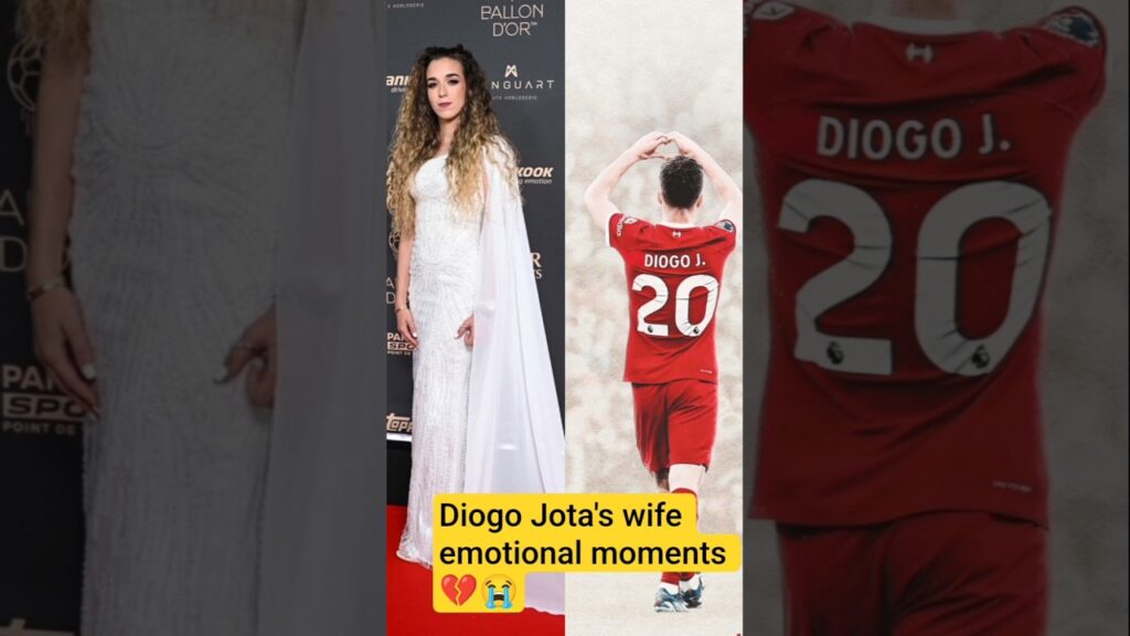 "A Heartfelt Tribute to Diogo Jota 💔 & André Silva at the Ballon d’Or ✨⚽🕊️"#shorts