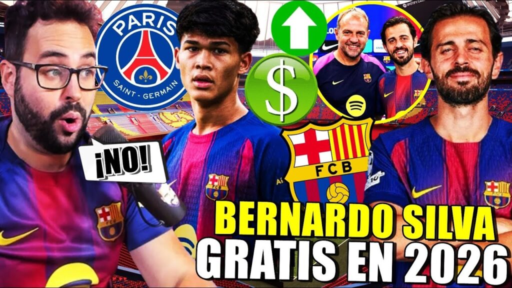 💣¡BOMBA! El BARÇA a POR a BERNARDO SILVA GRATIS en JUNIO – BARÇA-PSG NEGOCIARÁN por DRO 💣¡BOMBA! El BARÇA a POR a BERNARDO SILVA GRATIS en JUNIO - BARÇA-PSG NEGOCIARÁN por DRO