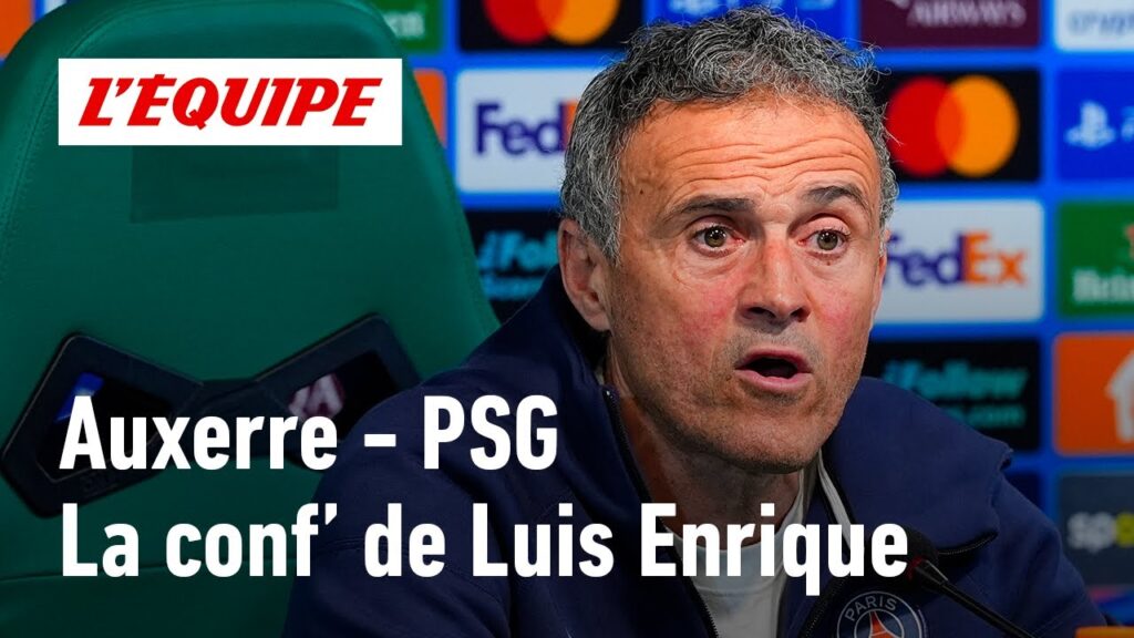 "Hakimi a un petit problème physique" : Luis Enrique avant Auxerre - PSG
