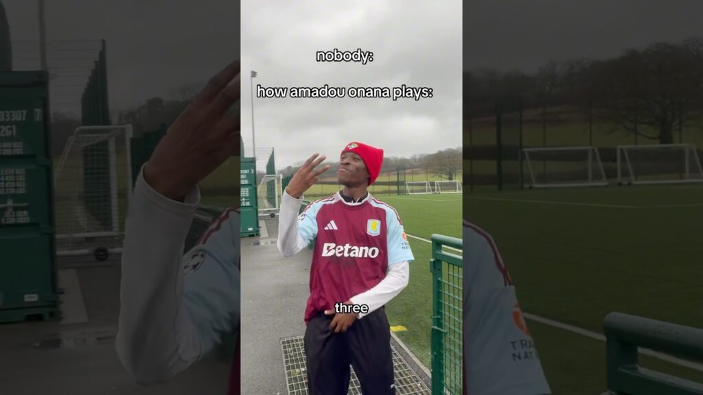 How Amadou Onana PLAYS👑 #football #footballshorts #soccer #funny