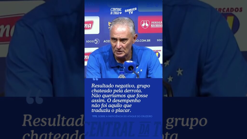 TITE ANALISA A DERROTA DO CRUZEIRO NO MINEIRO