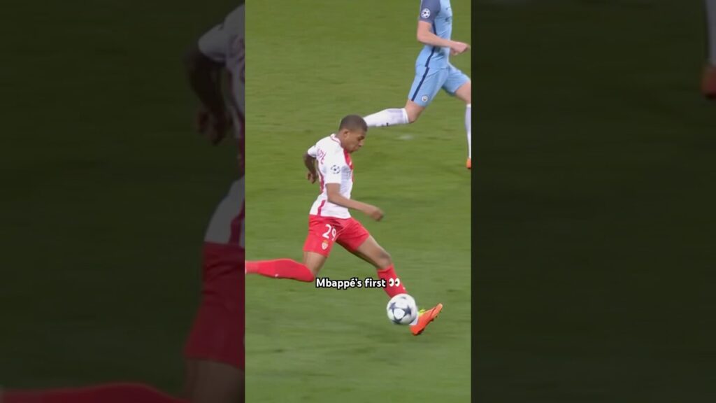 Mbappé’s first Champions League goal!