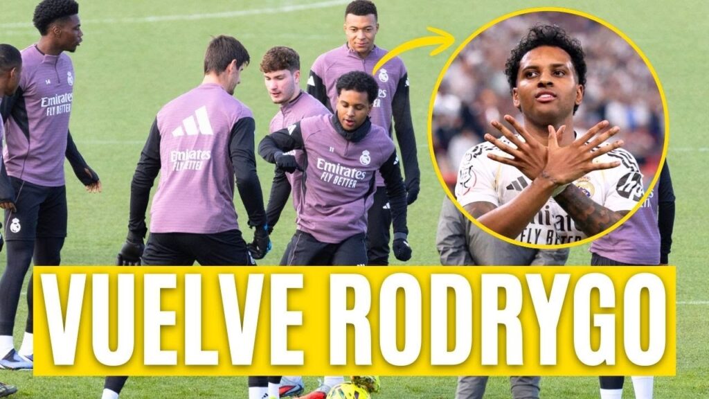 RODRYGO, de vuelta ante el VILLARREAL | Entrenamiento REAL MADRID