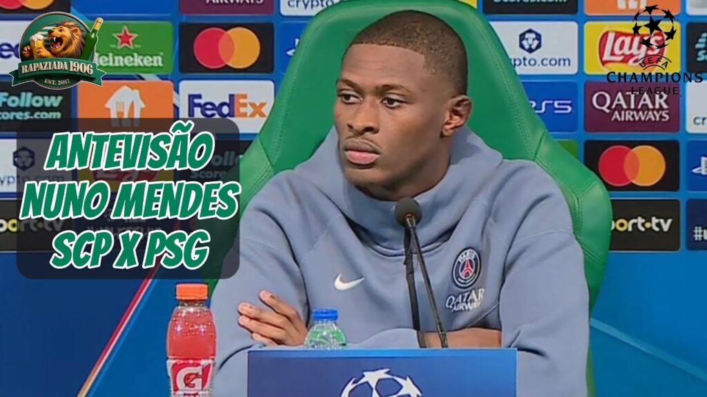 Nuno Mendes EMOCIONA no regresso a Alvalade 😱 Sporting x PSG na Champions! Nuno Mendes EMOCIONA no regresso a Alvalade 😱 Sporting x PSG na Champions!