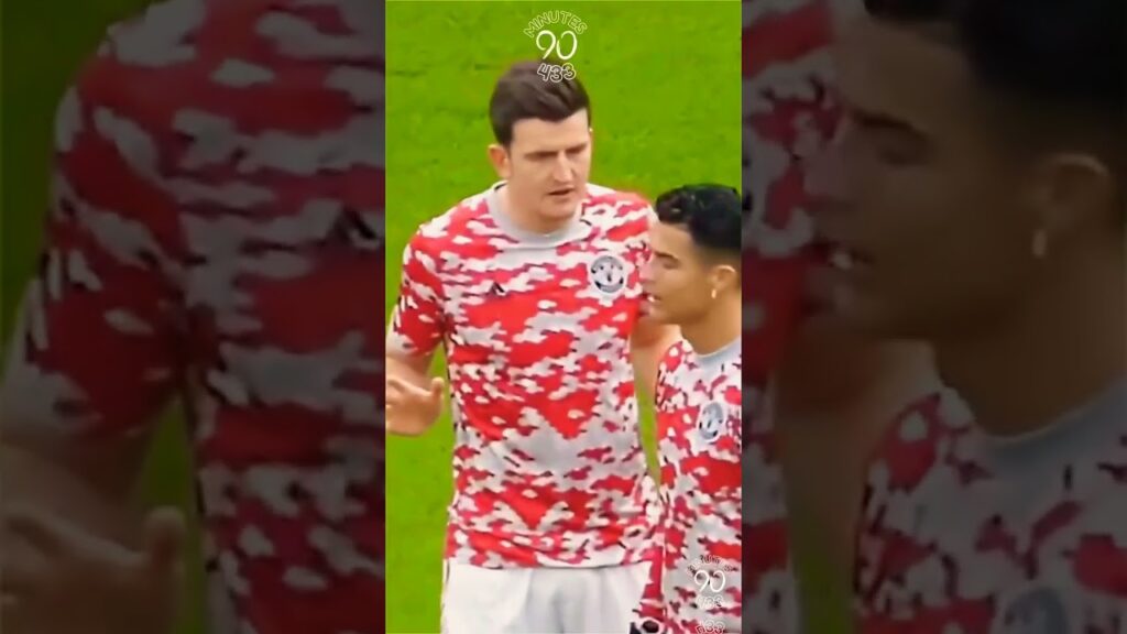 (Maguire) When The Real GOAT 🐐 Teach The Fake One (Ronaldo)