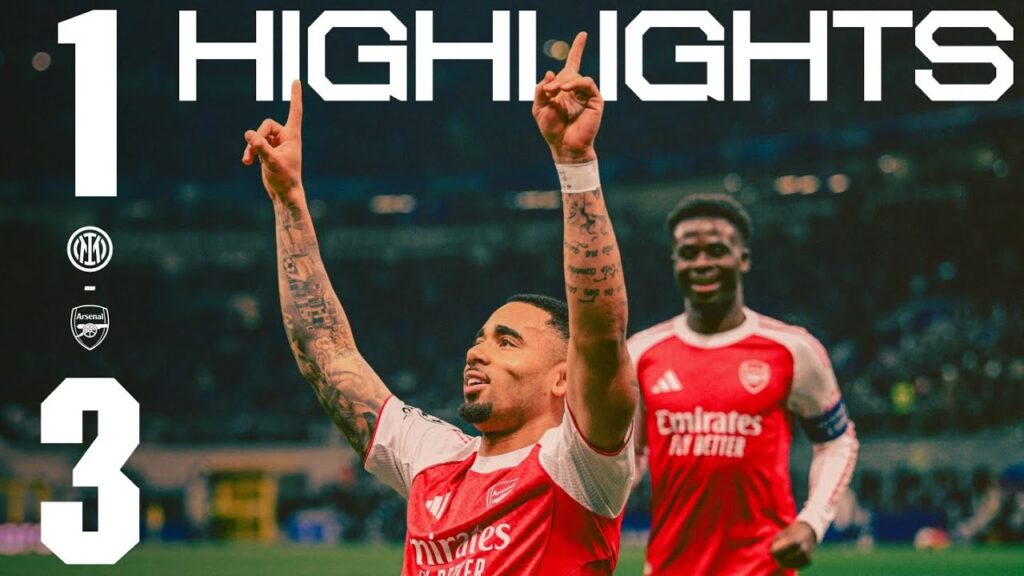 JESUS & GYOKERES GUARANTEE OUR TOP-TWO FINISH | HIGHLIGHTS | Inter Milan vs Arsenal (1-3) | UCL