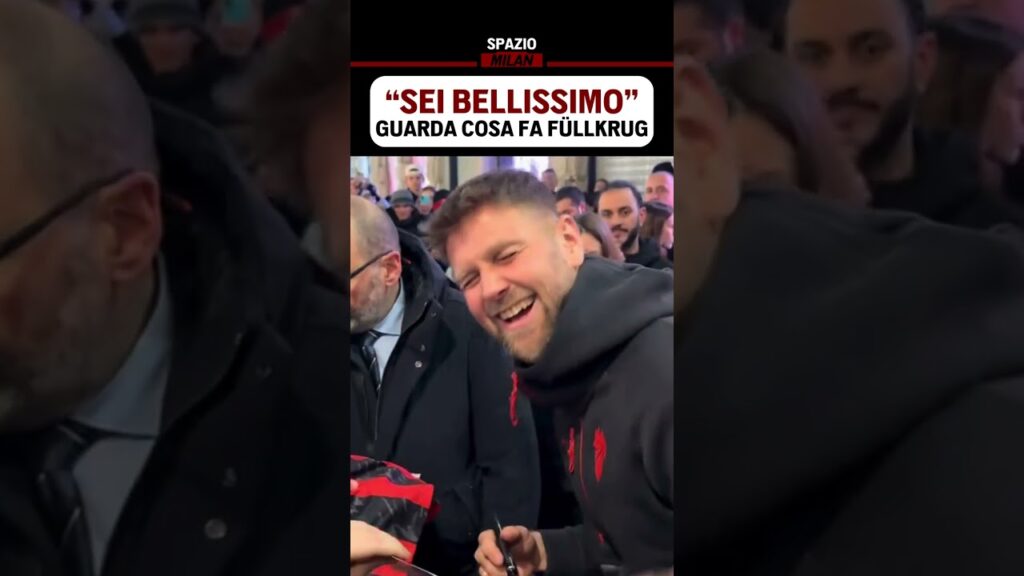 "FULLKRUG, SEI BELLISSIMO", la reazione dell'attaccante è tutta da ridere