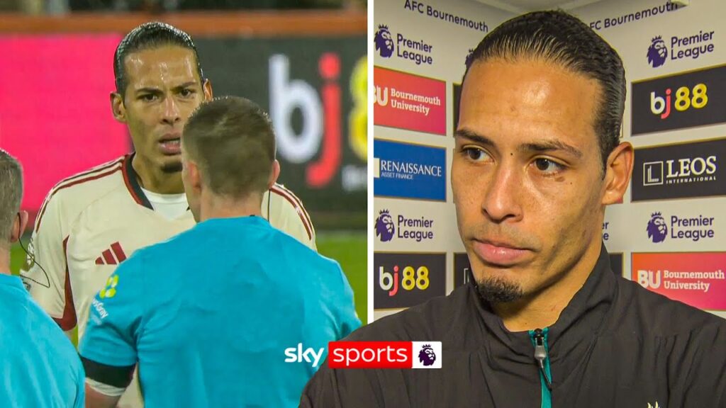 "It's tough to take" | Virgil van Dijk FULL reaction after Liverpool lose to Bournemouth
